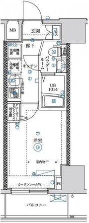 フェルクルールプレスト青戸の物件間取画像